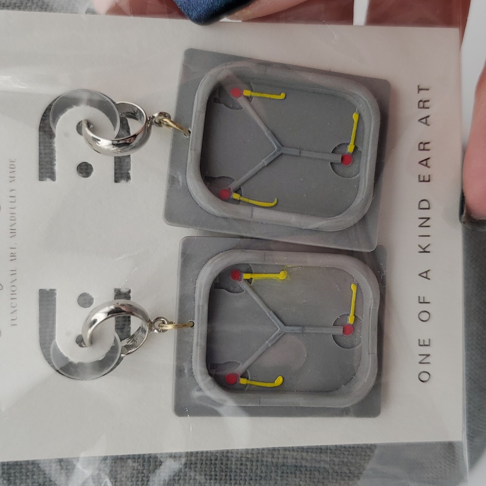 Flux Capacitor Earrings